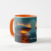 Fantasy Schattige Fire Shark Zee Mok (Voorkant links)