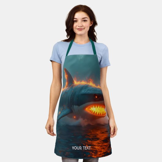 Fantasy Schattige Fire Shark Zee Schort (Gedragen)