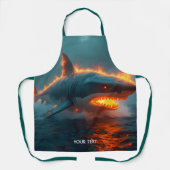 Fantasy Schattige Fire Shark Zee Schort (Voorkant)