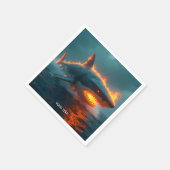 Fantasy Schattige Fire Shark Zee Servet (Hoek)