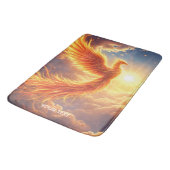 Fantasy Schattige Flaming Phoenix Rises Badmat (Gekanteld)