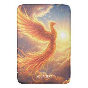 Fantasy Schattige Flaming Phoenix Rises Badmat