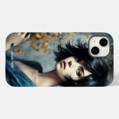 Fantasy Schattige Flowers Girl Oil Case-Mate iPhone Case (Achterkant (horizontaal))