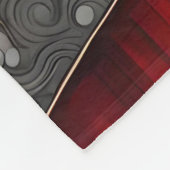 Fantasy Schattige Forest Night Red Fleece Deken (Hoek)