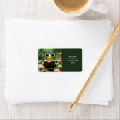 Fantasy Schattige Frog Glasses Boek Etiket (Insitu)