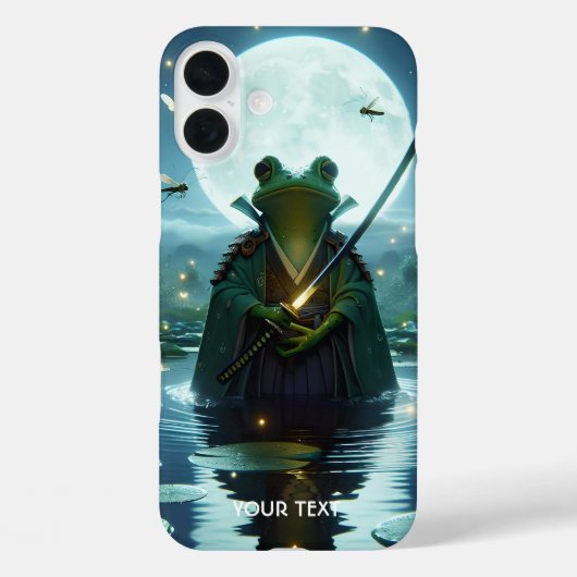 Fantasy Schattige Frog Samurai Katana Case-Mate iPhone Case (Achterkant)
