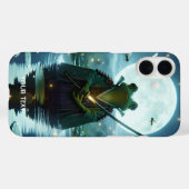 Fantasy Schattige Frog Samurai Katana Case-Mate iPhone Case (Achterkant (horizontaal))