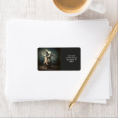 Fantasy Schattige Funny Baby Goat Etiket (Insitu)