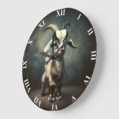 Fantasy Schattige Funny Baby Goat Grote Klok (Hoek)