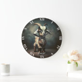 Fantasy Schattige Funny Baby Goat Grote Klok (Huis)