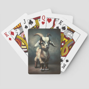 Fantasy Schattige Funny Baby Goat Pokerkaarten