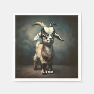 Fantasy Schattige Funny Baby Goat Servet