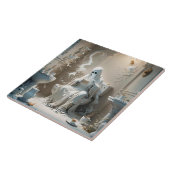 Fantasy Schattige Ghost Badkamer Papier Tegeltje (Zijkant)