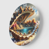 Fantasy Schattige Giant Shell Zee Grote Klok (Hoek)