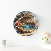 Fantasy Schattige Giant Shell Zee Grote Klok (Huis)
