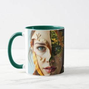 Fantasy Schattige Girl Tree Landscape Mok
