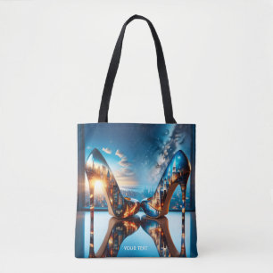 Fantasy Schattige Glass Shoes City Tote Bag