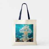 Fantasy Schattige Glass Toadstool House Tote Bag (Achterkant)