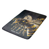 Fantasy Schattige Glass Yellow Black Bee Badmat (Gekanteld)