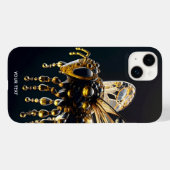 Fantasy Schattige Glass Yellow Black Bee Case-Mate iPhone Case (Achterkant (horizontaal))