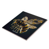 Fantasy Schattige Glass Yellow Black Bee Tegeltje (Zijkant)