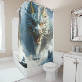 Fantasy Schattige Great Strong Dragon Douchegordijn (In situ)