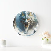 Fantasy Schattige Great Strong Dragon Grote Klok (Huis)