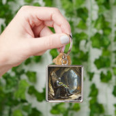 Fantasy Schattige Grot Draak Ridder Sleutelhanger (Hand)