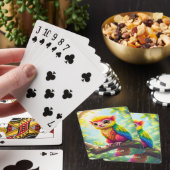 Fantasy Schattige Half Ferret Hybrid Pokerkaarten (Insitu)