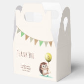 Fantasy Schattige Happy Hedgehog Balloon Verjaarda Bedankdoosjes (Geopend)