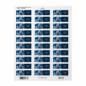 Fantasy Schattige Happy Otter Night Etiket (Full Sheet)