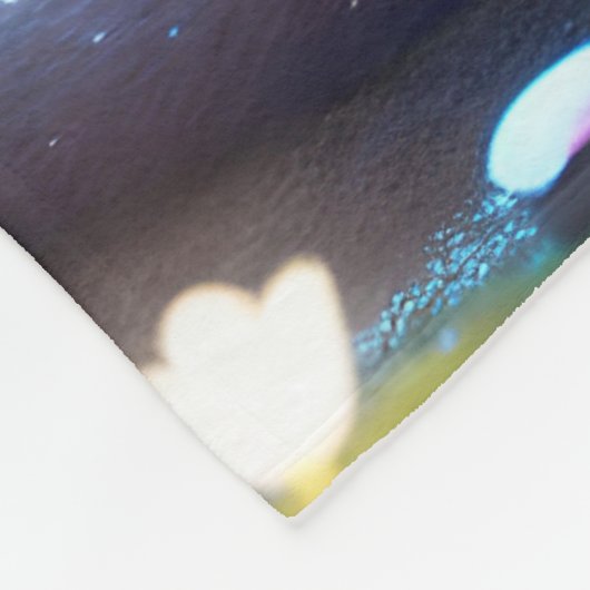 Fantasy Schattige Happy Otter Night Fleece Deken (Hoek)