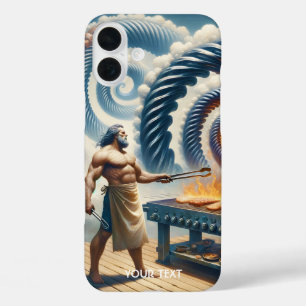 Fantasy Schattige Heroic Grill Dad iPhone 16 Plus Hoesje