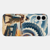 Fantasy Schattige Heroic Grill Dad Case-Mate iPhone Case (Achterkant (horizontaal))