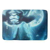 Fantasy Schattige Horse Wings Moon Badmat (Voorkant)