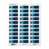 Fantasy Schattige Horse Wings Moon Etiket (Full Sheet)