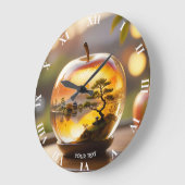 Fantasy Schattige Japans Apple Uitzicht Grote Klok (Hoek)