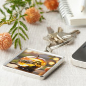 Fantasy Schattige Japans Apple Uitzicht Sleutelhanger (Zijkant)