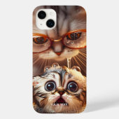 Fantasy Schattige Kattenwaskitten Case-Mate iPhone Case (Achterkant)