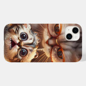 Fantasy Schattige Kattenwaskitten Case-Mate iPhone Case (Achterkant (horizontaal))
