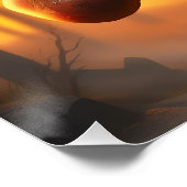 Fantasy Schattige Kickboxer Squirrel Forest Perfect Poster (Hoek)