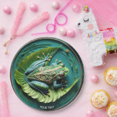 Fantasy Schattige kikkerblaadjes filigraan Papieren Bordje (Feest)