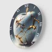 Fantasy Schattige Kintsugi Porcelain Apple Grote Klok (Hoek)