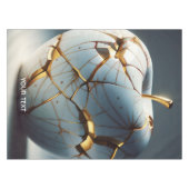 Fantasy Schattige Kintsugi Porcelain Apple Tafelkleed (Voorkant (Horizontaal))