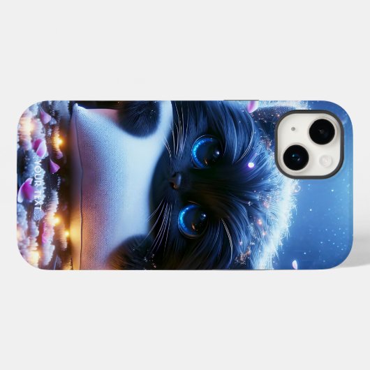 Fantasy Schattige Kitten Knuffelkussen Case-Mate iPhone Case (Achterkant (horizontaal))