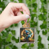 Fantasy Schattige klein vliegend wezen Sleutelhanger (Hand)