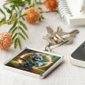 Fantasy Schattige klein vliegend wezen Sleutelhanger (Zijkant)