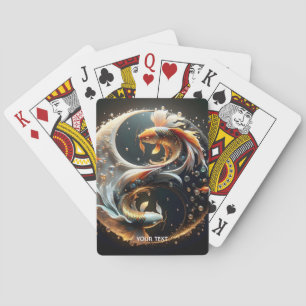 Fantasy Schattige Koi Yin Yang Pokerkaarten