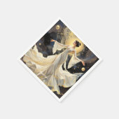 Fantasy Schattige Lady Dancing Space Servet (Hoek)