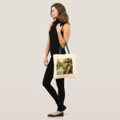 Fantasy Schattige Lake Cat Gevist Tote Bag (Voorkant (model))